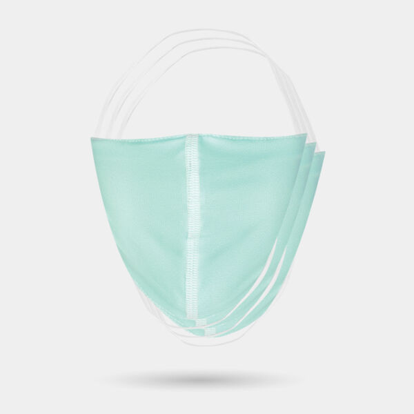 3 PACK - AQUA GREEN MASK  Thumbnail