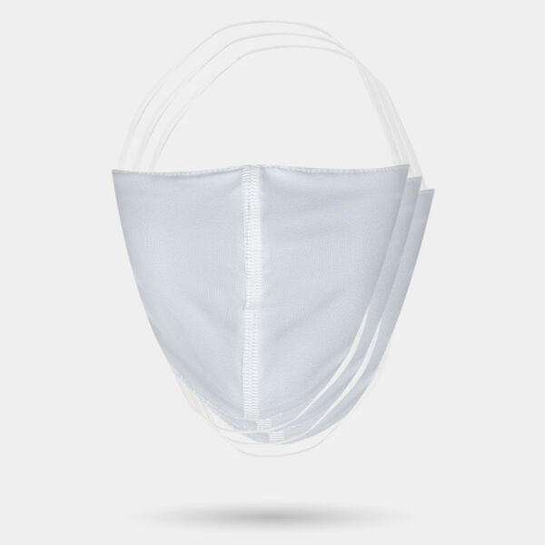 3 PACK - SILVER GREY MASK Thumbnail