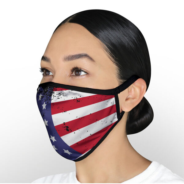 DISTRESSSED USA FLAG FACE MASK  Thumbnail